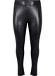 Belagte leggings med fôr, Svart, Packshot image number 0