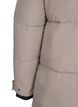 Pufferjakke med hette og kontrastdetaljer, Beige, Packshot image number 4