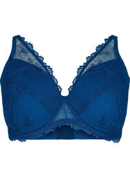 Blonde-BH med bøyler og vattering, Blue Opal