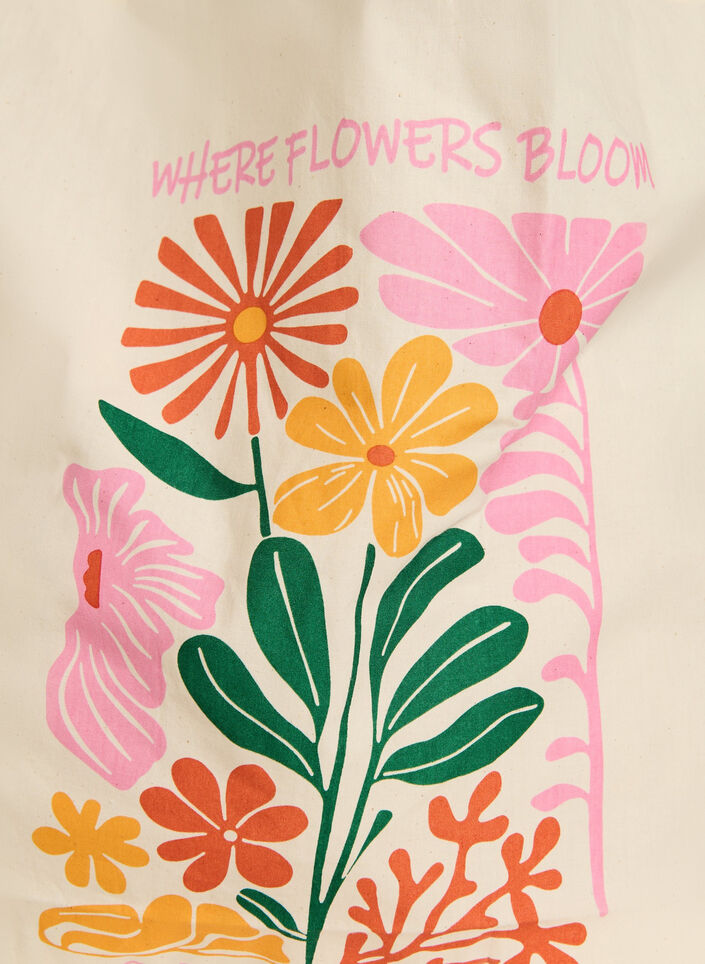 Tote bag med trykk, Rosa, Packshot image number 2