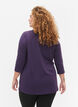 Treningsgenser med 3/4-ermer, Lilla, Model image number 2