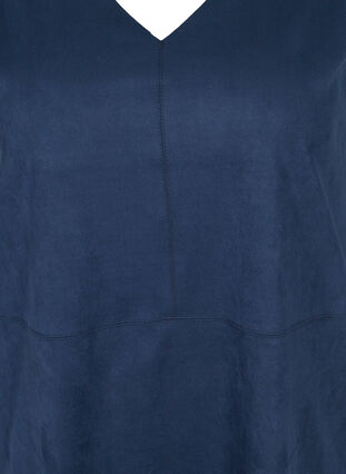 Kjole med A-form uten ermer, Dark Blue, Packshot image number 2