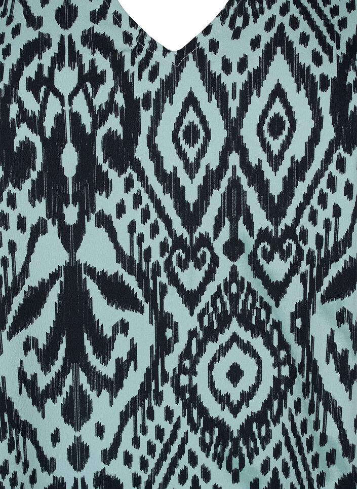 FLASH - Tunika med V-hals og mønster, Green Bay Ethnic, Packshot image number 2