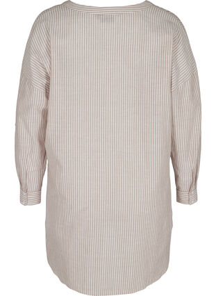 Stripete skjorte i 100% bomull, Quail Stripe, Packshot image number 1