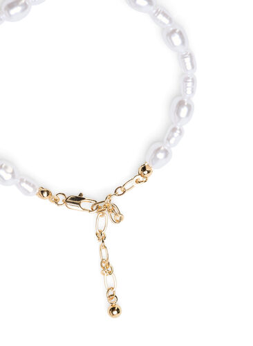 Perlearmbånd, Gold w. Pearls, Packshot image number 1