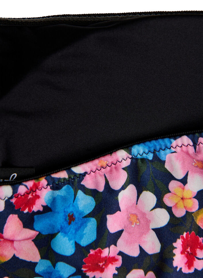 Blomstret bandeau bikinitopp, Multi Flower AOP, Packshot