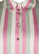 Stripete satengskjorte med krage, Rose Stripe, Packshot image number 2