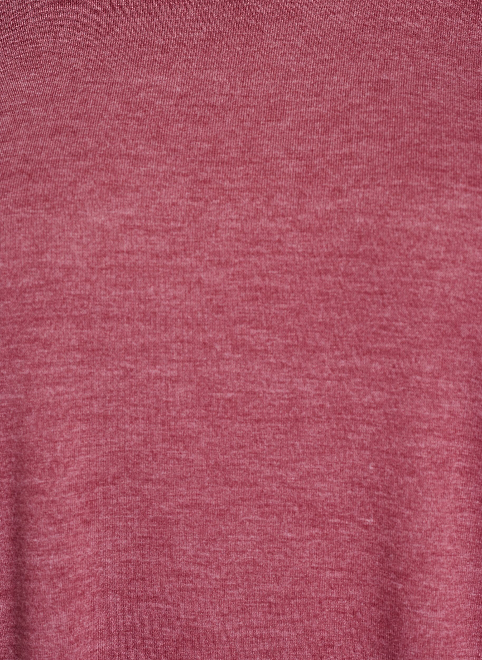 Zizzi Jersey bluse med 3/4 ermer, Rosa, Packshot image number 2