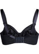 Heldekkende basis BH i mesh, Svart, Packshot image number 1