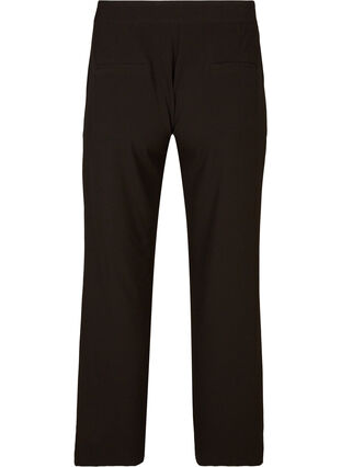 Klassiske bukser med vide ben, Black, Packshot image number 1