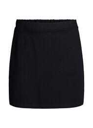 Kort jerseyskjørt med splitt, Black