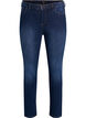 Slim fit jeans med vanlig midje, Dark Blue, Packshot image number 0