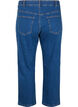 Cropped Vera jeans med rett passform, Blue Denim, Packshot image number 1