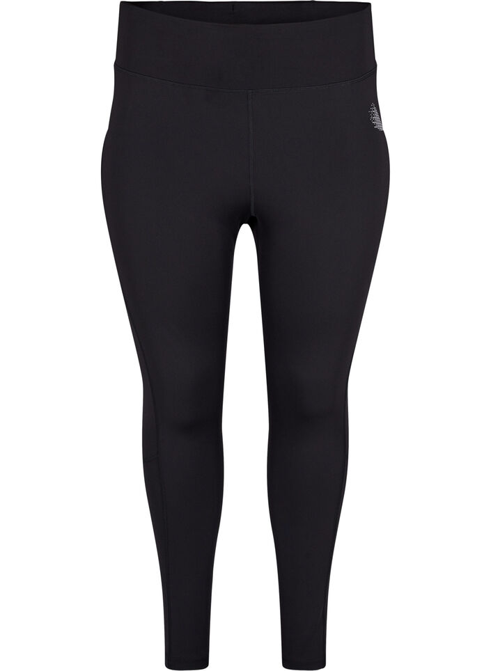 CORE, POCKET TIGHTS - Treningstights med sidelomme, Black, Packshot image number 0