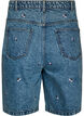 H&oslash;ytlivs denimshorts med broderte motiver, Bl&aring;, Packshot image number 1