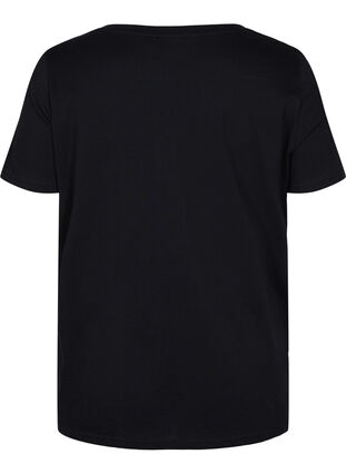 T-skjorte med trykk til bruden, Black Silver, Packshot image number 1