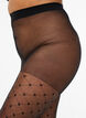 Tights i 25 denier med hjerter, Svart, Model image number 2