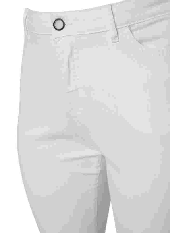 Ellen bootcut jeans med høyt liv, White, Packshot image number 2