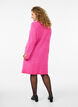 Strikket kjole med splitter, Raspberry Rose Mel., Model image number 1
