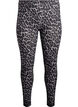 Viskose leggings med leopardmønster, Grå, Packshot image number 0