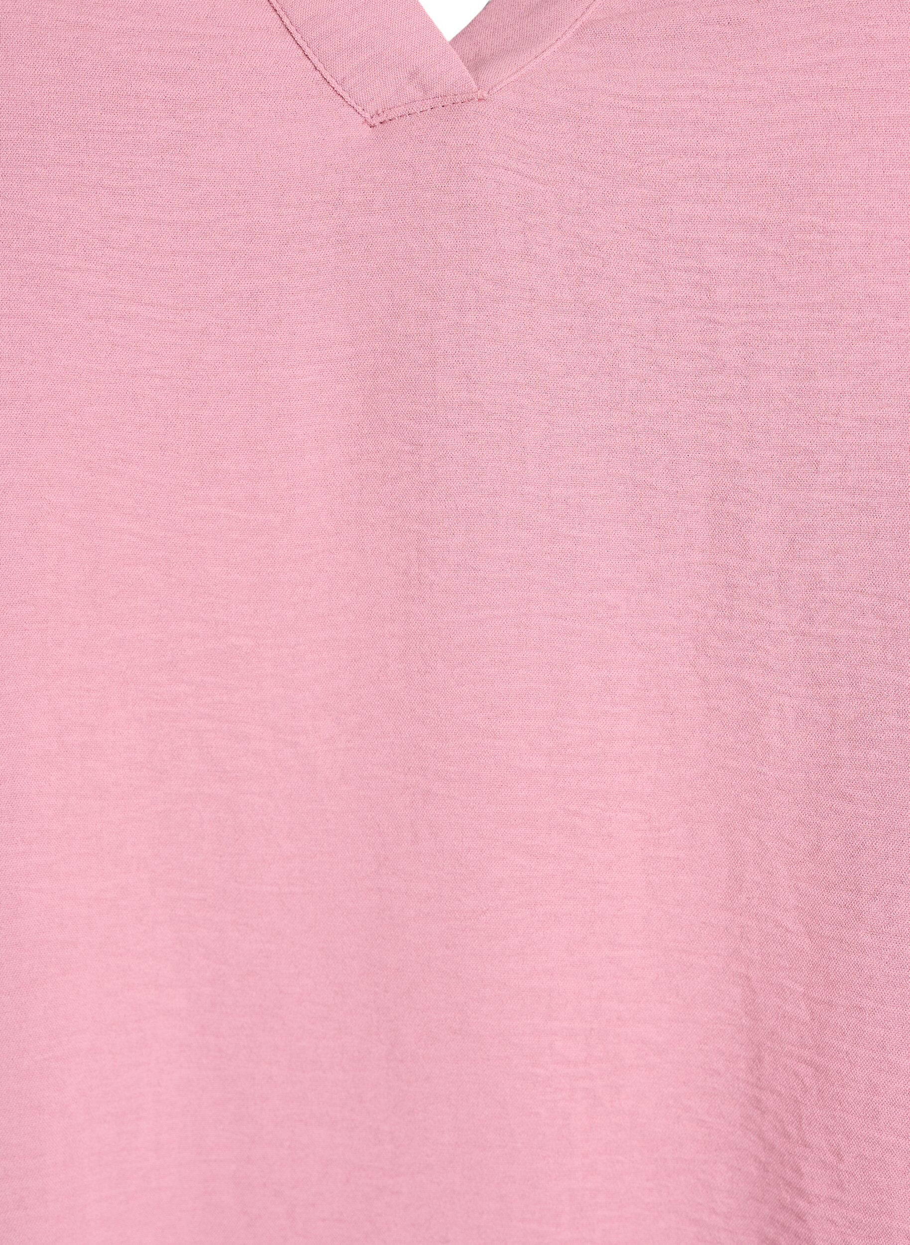 ZizziBluse med 3/4 ermer, Rosa, Packshot image number 2