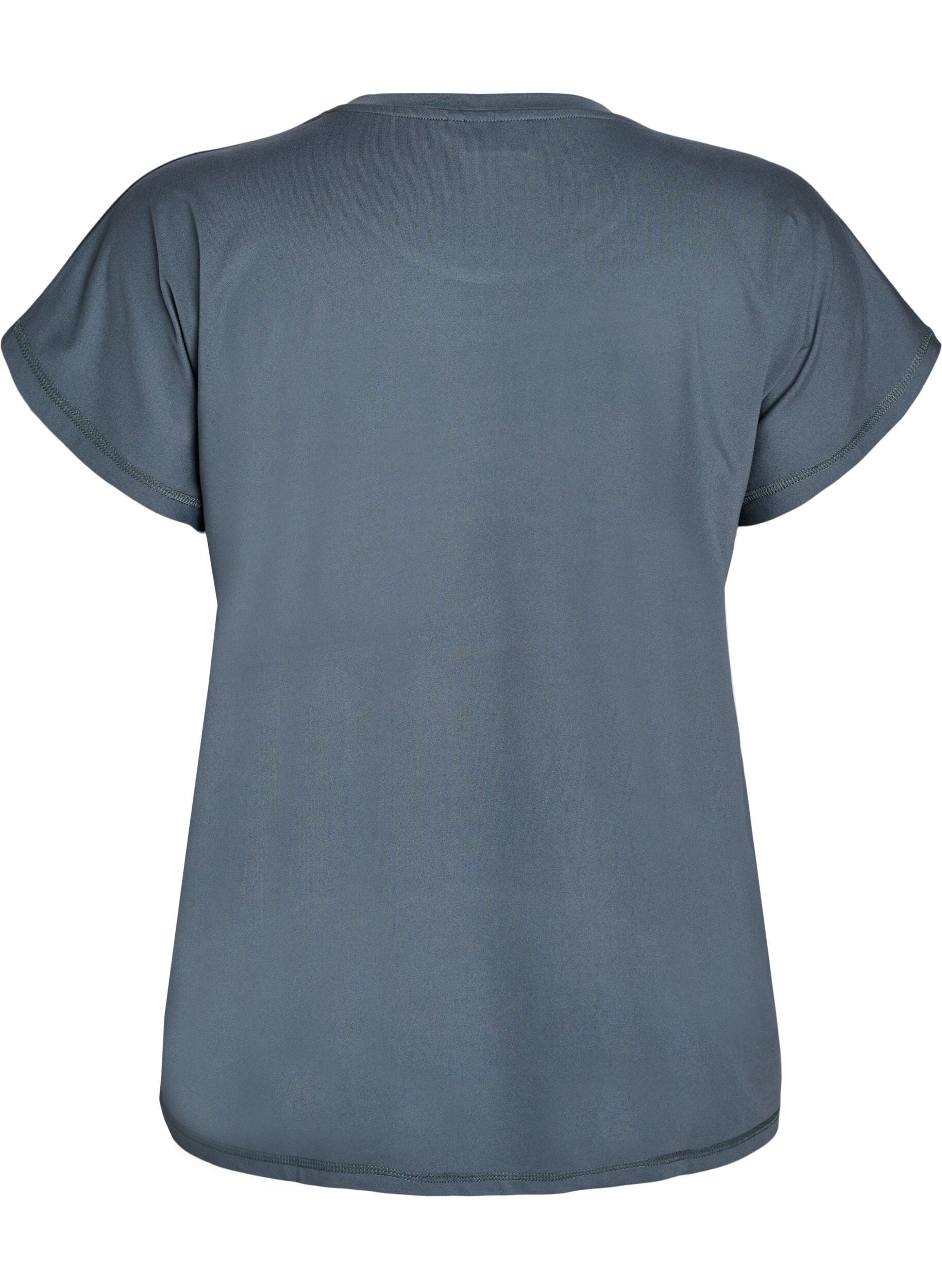 ZizziEnsfarget trenings-T-skjorte, Gr&oslash;nn, Packshot image number 1