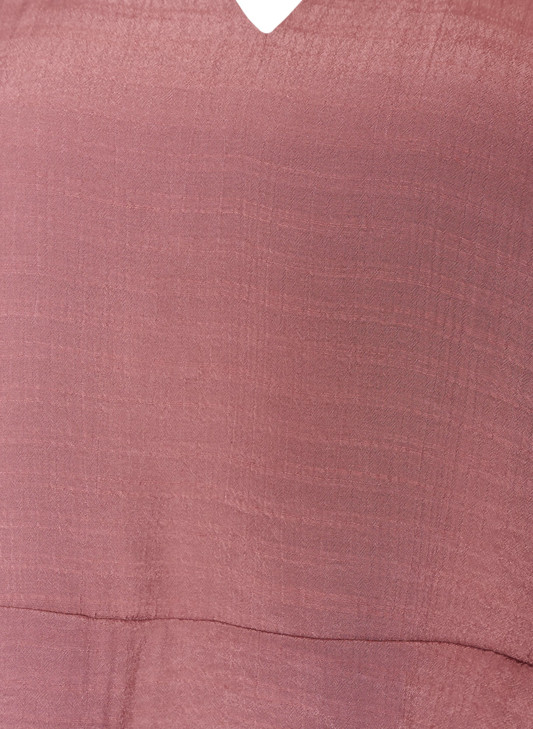 ZizziA-formet kjole med lagdelte volanger, Rosa, Packshot image number 2