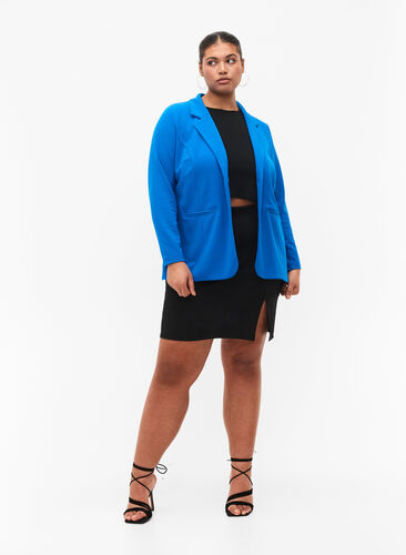 Blazer med lommer, Directoire Blue, Model image number 3