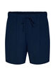 Shorts med lommer og elastisk linning, Bl&aring;, Packshot image number 0