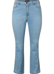 Ellen bootcut jeans med høyt liv, Ex Lgt Blue