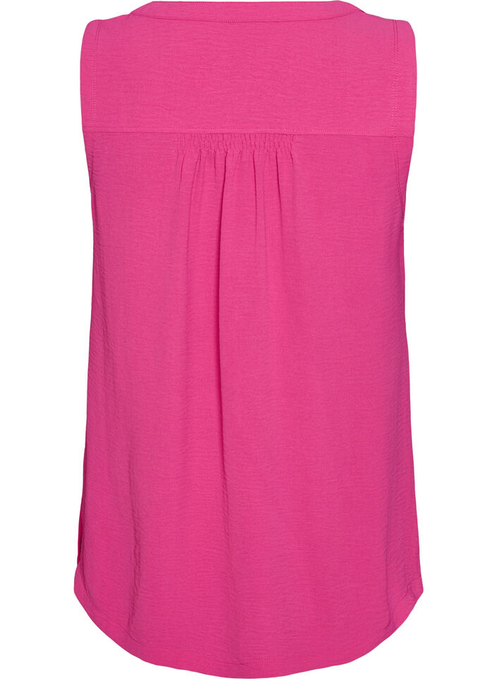 Ermel&oslash;s overdel med rynkedetaljer, Rosa, Packshot image number 1