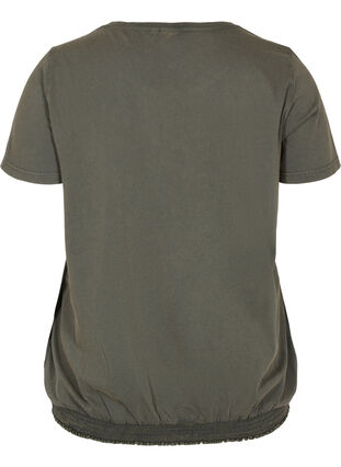 T-skjorte i økologisk bomull med smock, Ivy Acid Eagle AS S, Packshot image number 1