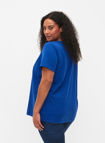 Kortermet T-skjorte med V-hals, Surf the web, Model image number 1