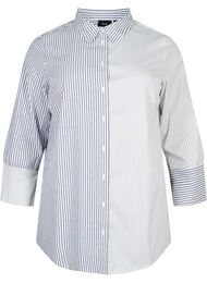 Langermet skjorte med striper, Lava Smoke Stripe