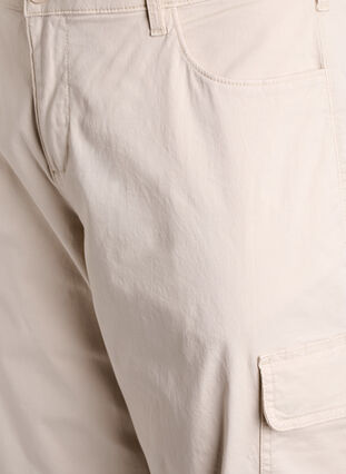 Zizzi Cargo knickers med høy midje, Beige, Packshot image number 2