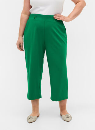 7/8-bukser med løs passform, Jolly Green, Model image number 3
