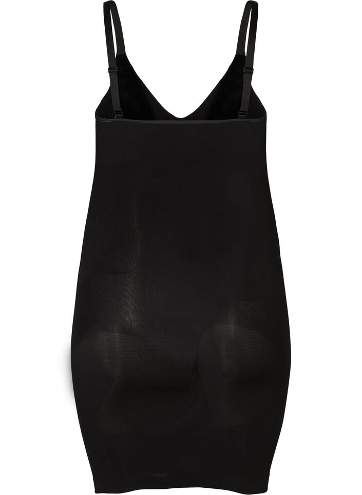 Shapewear kjole med tynne stropper, Black, Packshot