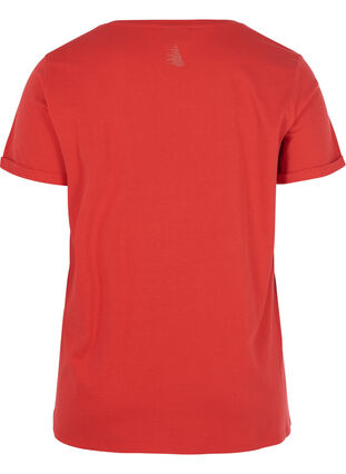 T-skjorte, Flame Scarlet, Packshot image number 1