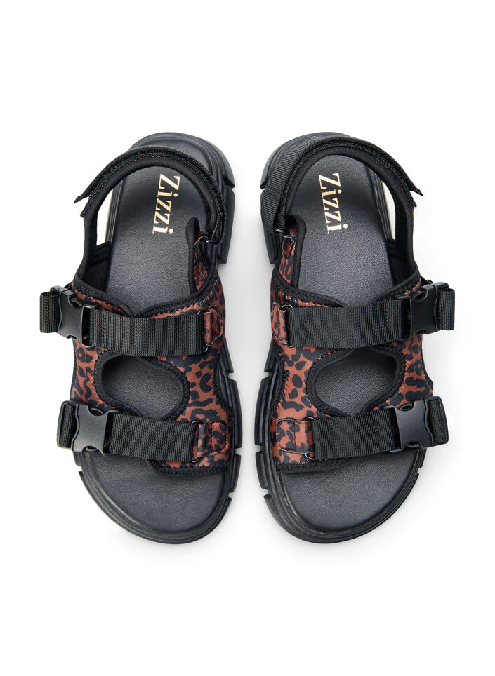 Wide fit sandal, Brun, Packshot image number 2