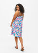 Sommerkjole i viskose med stropper, Multi Flower AOP, Model image number 1