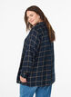 Rutete oversized bomullsskjorte, Blå, Model image number 2