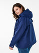 Kort v&aring;rjakke med avtagbar hette, Bl&aring;, Model image number 2