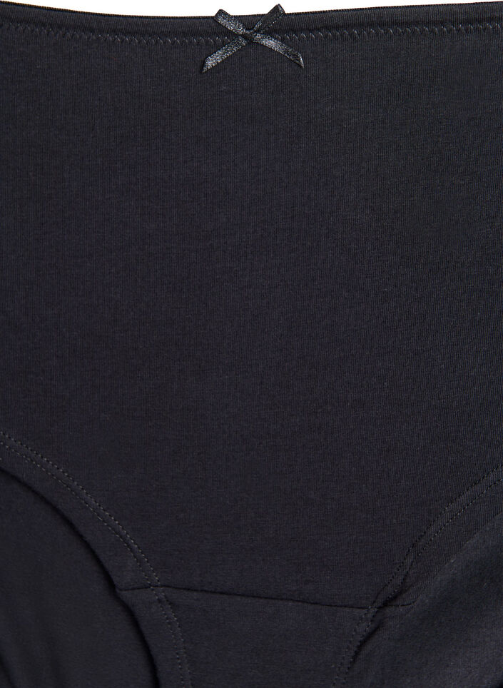 Hipster-truser med blondekant, 3 stk., Svart, Packshot image number 3