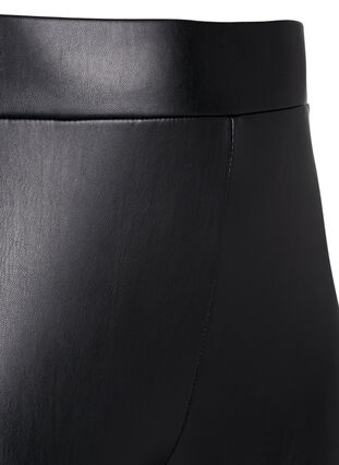 Zizzi Belagte leggings med fôr, Svart, Packshot image number 2