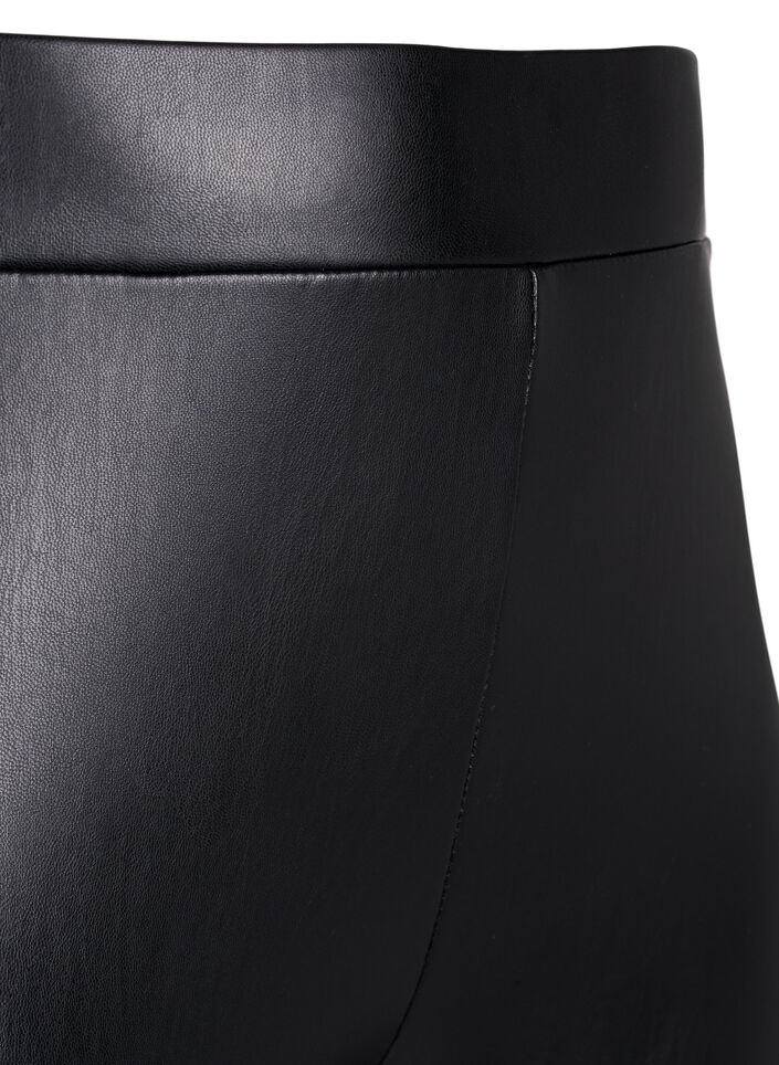 Belagte leggings med fôr, Svart, Packshot image number 2
