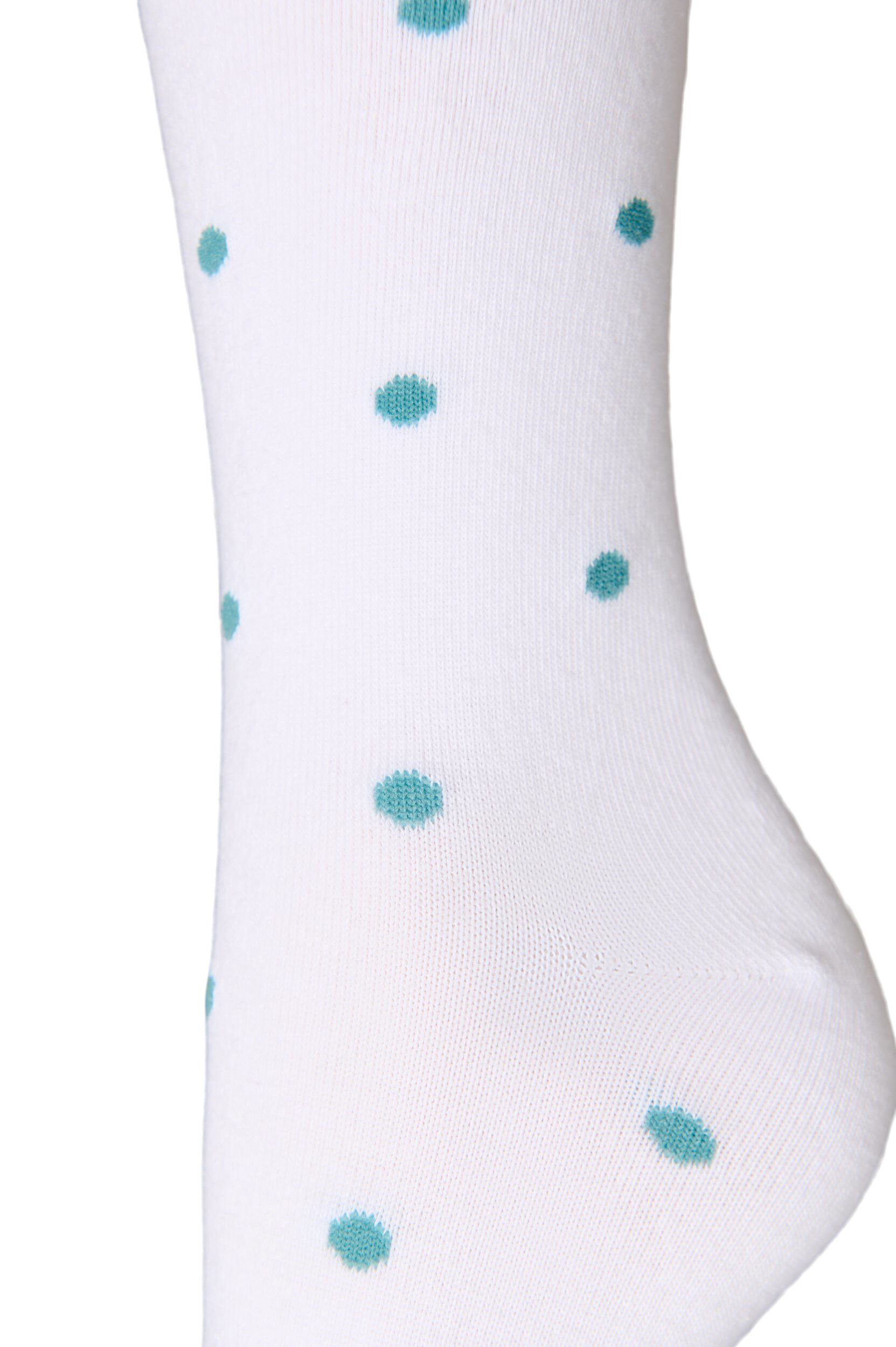 ZizziBomullssokker med m&oslash;nster, Hvit, Packshot image number 2