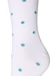 Bomullssokker med m&oslash;nster, Hvit, Packshot image number 2
