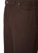 Fargede Kiana straight fit jeans, Brun, Packshot image number 2