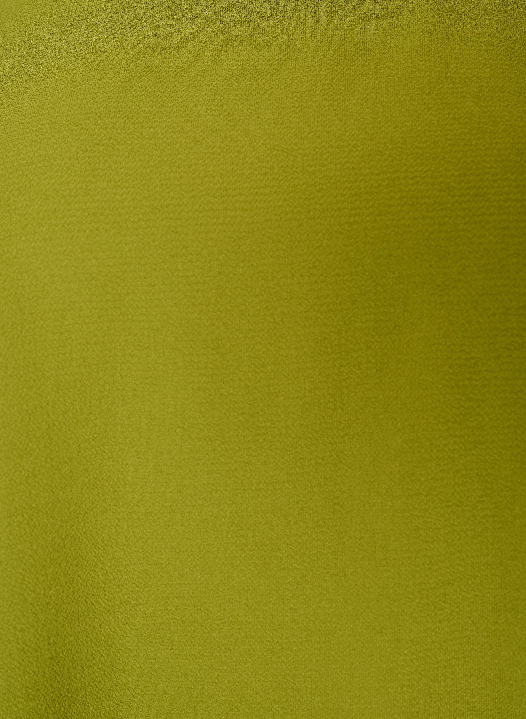 ZizziKortermet bluse med rund hals, Gr&oslash;nn, Packshot image number 2