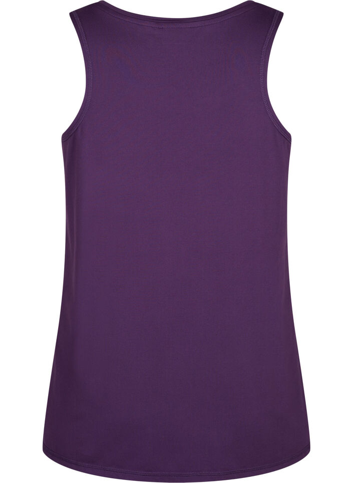 Treningsoverdel med rund hals, Purple Pennant, Packshot image number 1